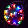 M.best 12 Pack LED Light Up Glow Whistles with Lanyard