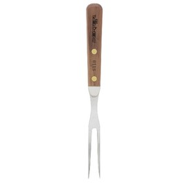 HIC Kitchen Dexter-Russell All-Purpose Fork, Stainless Steel with Walnut Handle, Made in the USA, 10-1/2