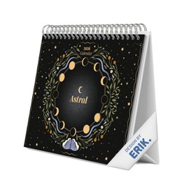 Grupo Erik Desk Calendar 2026 - Astral Astrology Calendar 2026 Month To View | Monthly Desk Planner, Desktop Gifts Under 10 Pounds | Horoscope Gifts For Friends