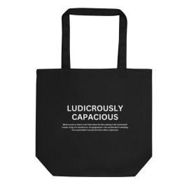 merchnvy Ludicrously Capacious Tote Bag Succession Inspired Gift Tote Bag