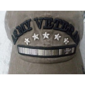 US Army Vietnam Veteran Cap New Low Profile Distressed Vintage Desert Cotton Hat
