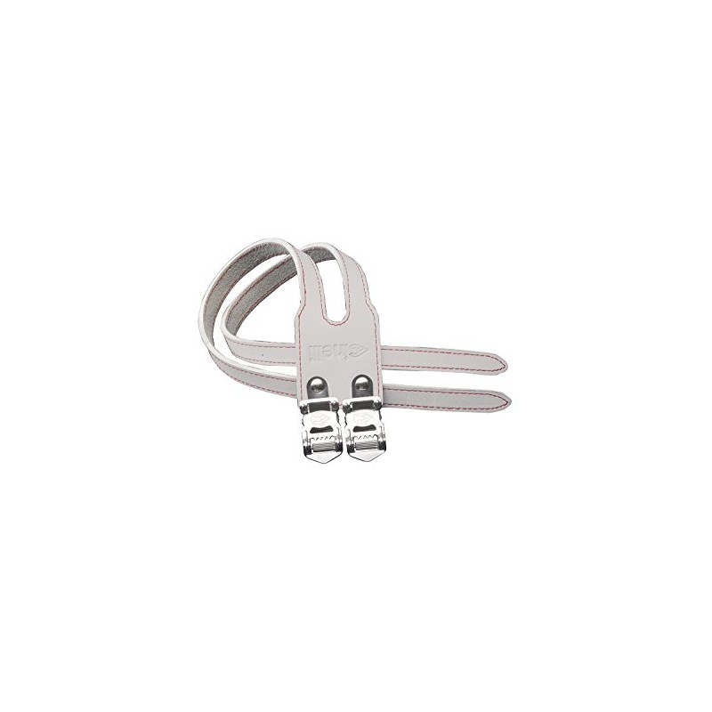cinelli(チネリ) ダブルレザートーストラップ ホワイト 605021-000002 ONE SIZE 左右セット