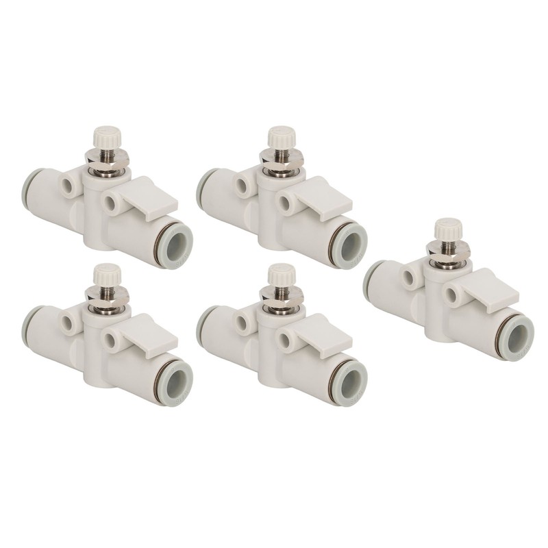 5Pcs Air Flow Control Valve PVC Fast Change Pneumatic Hose
