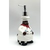 ACK Hand Painted Ceramic Happy Chef Collection Refillable Soap Dispenser,