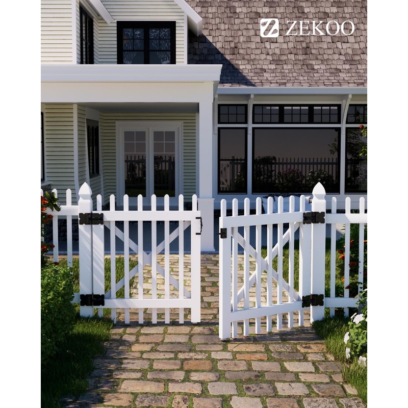 ZEKOO Self Closing Gate Hinges, Make for Stainless Steel 304,