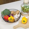 CAXXA Countertop Fruit Bowl, Wire Basket for Fruits, Breads, Vegetables,Snacks,