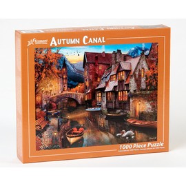 Vermont Christmas Company Autumn Canal Jigsaw Puzzle 1000 Piece