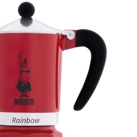 Bialetti 4961 Rainbow Espresso Maker, Red