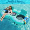 Jasonwell Heavy Duty 2 Person Inflatable River/Pool Tube Float with
