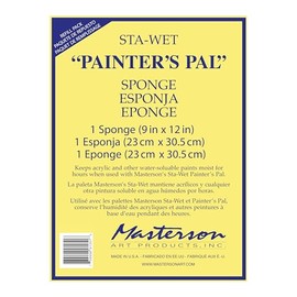 Masterson Painters Pal Cellulose Sponge - Art Supplies, Painting Accessory, White, 1Pk