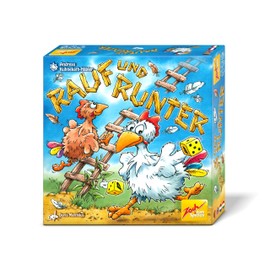 Zoch 601105180 – Up and Down (Dice Game from 8 Years) – The Wildest Ladder Game Since Chickens Roll Dice – Family Game for 2-5 Players, Approx. 30 Minutes Game Duration