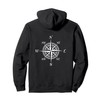 Compass Rose Nautical Pullover Hoodie