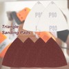 SWZHAI 120 Pcs Triangle Sanding Pads, 80 Grits Detail Sander