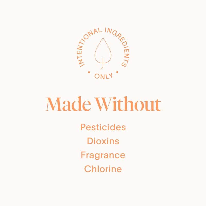 Cora 100% Organic Cotton Non-Applicator Tampons | Ultra-Absorbent, Unscented, Natural,