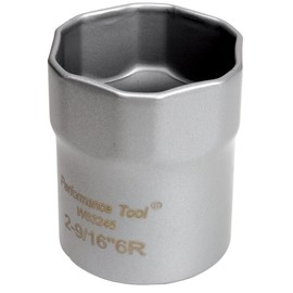 Performance Tool W83245 1/2 Drive Rounded Lock Nut Socket, 2-9/16" Used on Dodge trucks with Dana 60 manual hubs