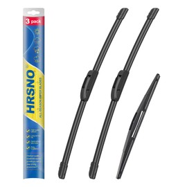 HRSNO® 26"+19" Windshield Wipers With 14" Rear Wiper Blade Sets Automotive Replacement for 2010-2014 Subaru Legacy/2010-2014 Subaru Outback Wiper Blades For My Car (Pack of 3)