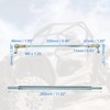 X AUTOHAUX 2pcs M8 280mm Steering Tie Rod Ball Joint
