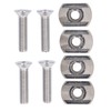 Surfing Accessories Stainless Steel Fin Screw and Plate for Surf