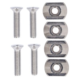 Surfing Accessories Stainless Steel Fin Screw and Plate for Surf Longboard Surfboard Single Fin Paddleboard 6mm / 0.2in