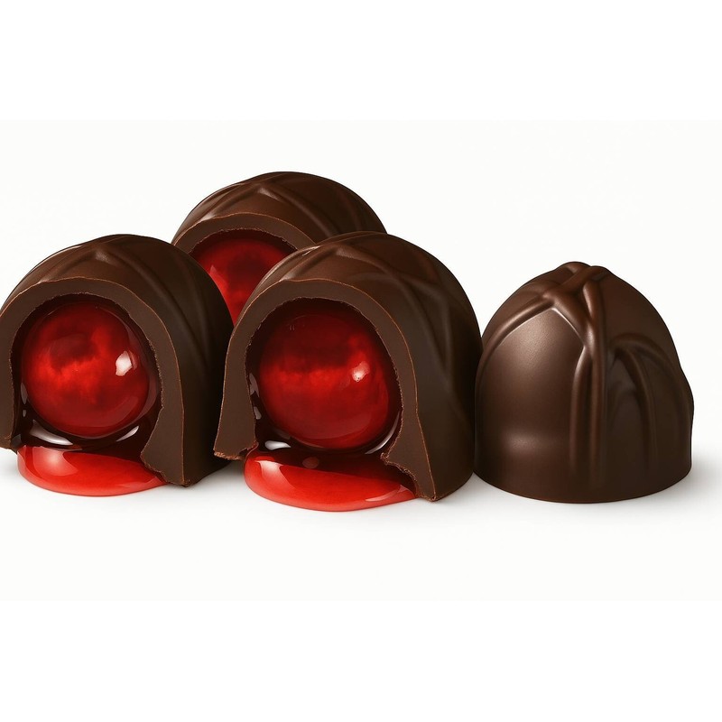 Andy Anand Sugar Free Dark Chocolate Cherry Cordials 48 Pcs,