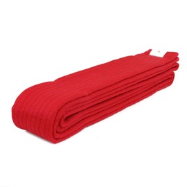 AAMA Plain Color Belt for Martial Arts - Taekwondo Karate Judo - Red Size 3
