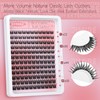Natural Lash Clusters Wispy Cluster Eyelash Extensions 9-12MM Volume Individual