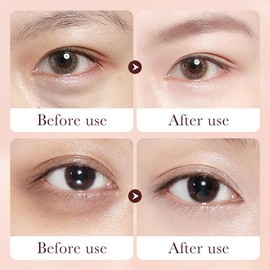 Retinol Eye Cream for Dark Circles and Puffiness, Skincare Under Eye Cream Eye Stick Reduce Wrinkles and Fine Lines, Skin Tightening Cream Moisturizing Treatment Cream Smooth and Hydrate Eye Area (Brown)