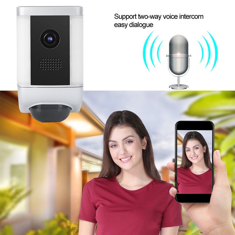 Freecam L860 1080P Wifi Camera Spotlights Night Vision 2‑Way Audio