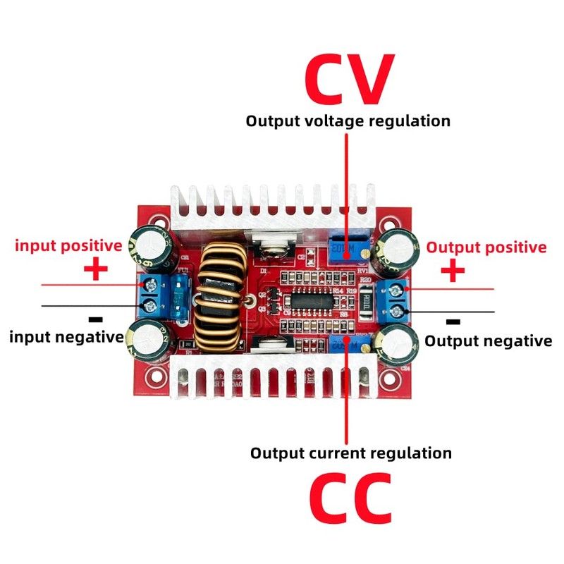Hailege 2pcs 400W 15A DC Step Up Boost Power Module