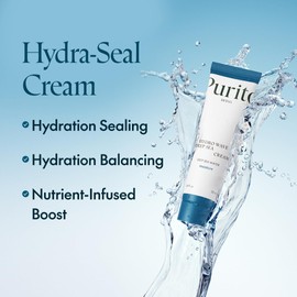 PURITO Deep Sea Cream, Hydration, Lightweight, for All Skin Types, Daily Face Moisturiser, Vegan & Cruelty-Free, Korean Skin Care, 50 ml 1.69 fl.oz