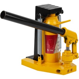 GarveeTech Toe Jack 2.5 Ton/5 Ton, Lift Hydraulic Machine Toe Jack, Air Hydraulic Toe Jack with Manual Pump, for Car, Industrial Engineering