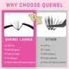 QUEWEL DIY Eyelash Extensions Set, 200 Pieces Lashes Set, Thin