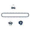 Pack of 4 Saw Chains + Blade 25 cm 3/8