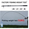 Toolzia Carbon Telescopic Surf Fishing Rod - Travel Spinning Rod