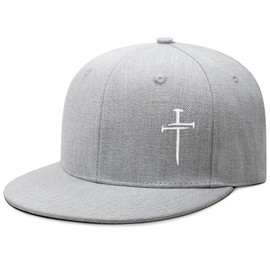 Christian Hats for Men Women - Cross Faith Flat Snapcback Hats - Religious Gifts for Thanksgiving Christmas