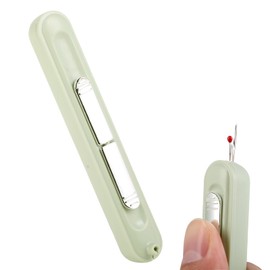 2-in-1 Needle Threader Seam Ripper - Automatic Threading Tool - Convenient Unpicker for Hand Sewing - Embroidery - Crochet Hooks Set - Crochet Kit - Thread Removal Tool