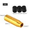 Qiilu Aluminum Universal Unlimited Car Manual Stick Shift Knob Shifter