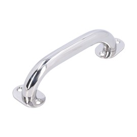 Pasamanos marino, manija de puerta de agarre marino plateado de acero inoxidable para barcos de pesca para yates para lanchas rápidas