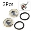 2 Pack of Reliable 18mm Motorcycle Brake Master Cylinder Sight