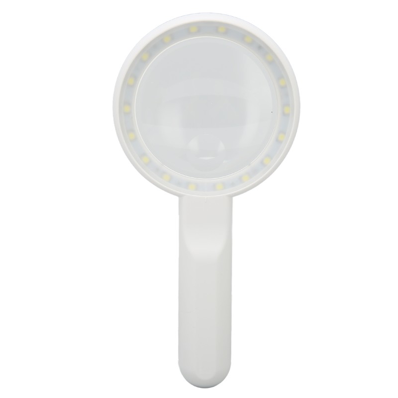 Magnifying Glass 5X 12X Handheld Magnifier with 18pcs LED for