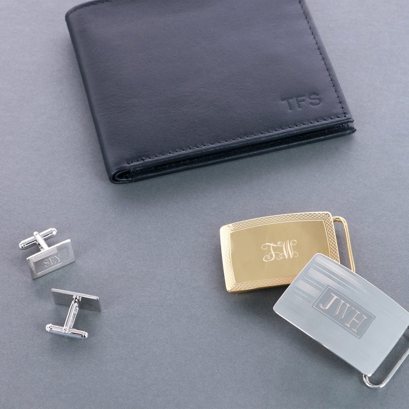 Trafalgar Men's 25mm Smooth Polished Finish Compression Belt Buckle, Polished