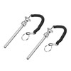 uxcell 10 x 105mm Weight Stack Pin with Pull Rope