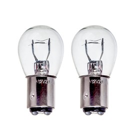 2 x 566 P21/4W BAZ15D Bulb 12v 21/4w Off Set Pins - Fog & Tail Brake