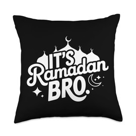 It's Ramadan Bro Islamic Fasting Muslim Ramadan Month Throw Pillow