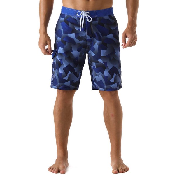 unitop Pantalones cortos de surf para hombre, de secado rápido,