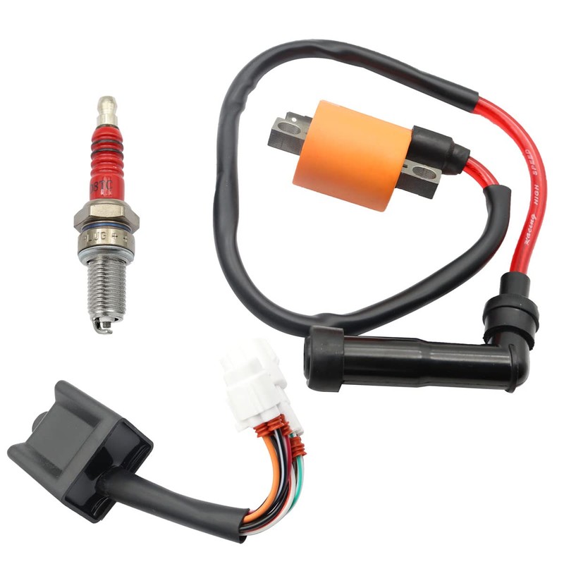 XQSMWF Ignition Coil CDI Spark Plug Compatible with Yamaha Timberwolf