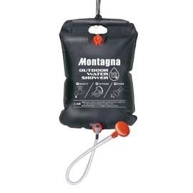 Hack 4535 Outdoor Water Shower Bag, Camping, Black, 3.2 gal (12 L)