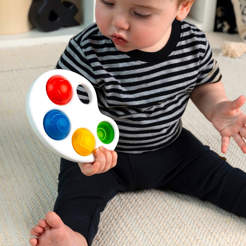 BABY EINSTEIN Color Pop Palette Sensory Toy for Ages 6