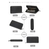 K·LORD Men's Long Wallet, Large Capacity, Zipper, Skimming, Separate Type,