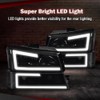 CHEDA Headlights Assembly, Compatible with 2003-2007 Chevy Silverado Avalanche, Smoky